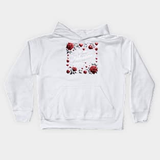 Valentine day 2024 Kids Hoodie